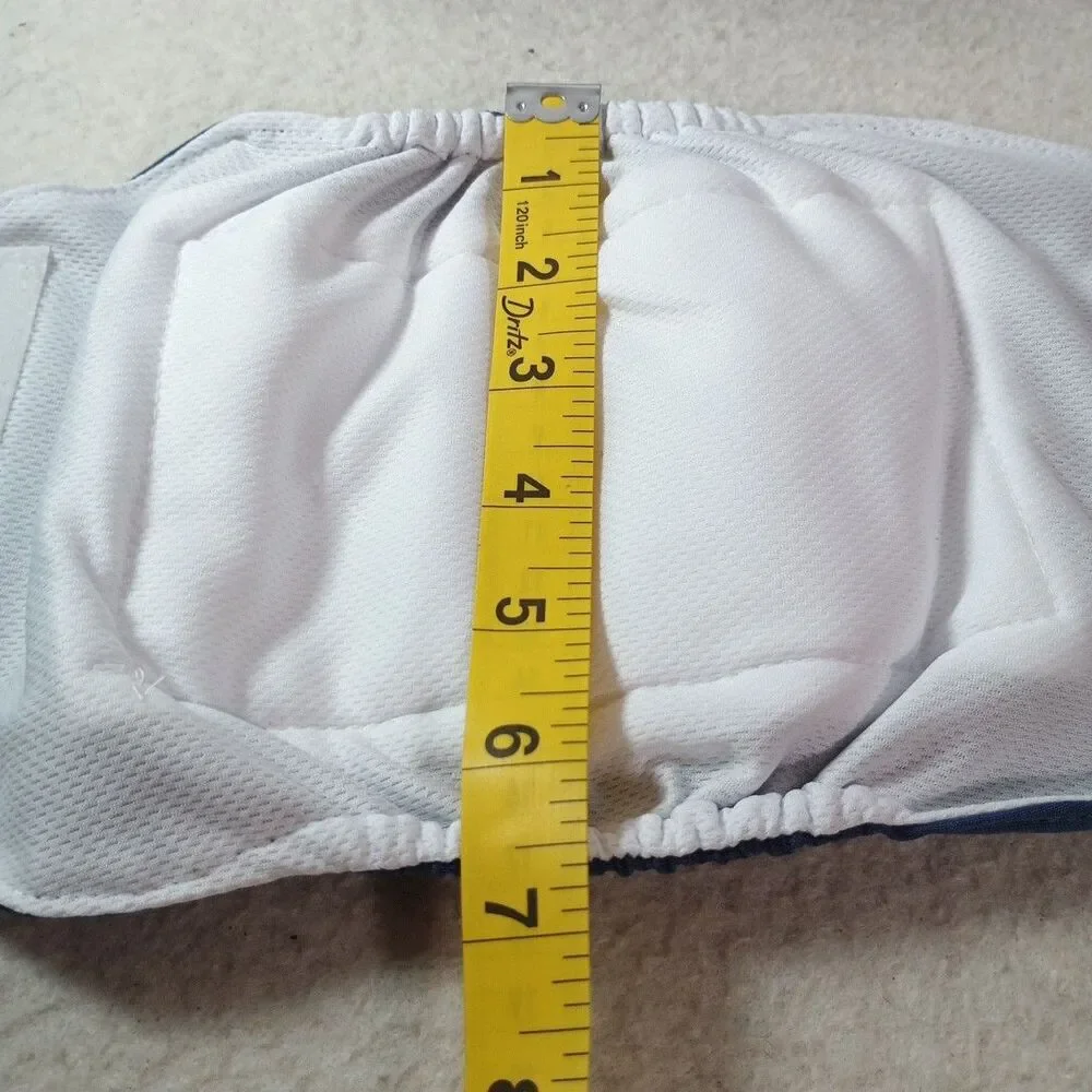 Dog Belly Bands Male Diaper Wrap Lot 2 Medium Washable PetSoft Diapers Space/Blu